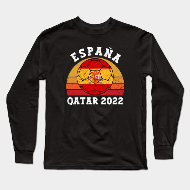 Espana Football Long Sleeve T-Shirt by footballomatic